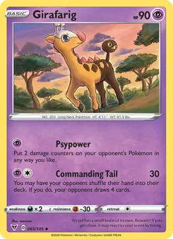 Girafarig (Vivid Voltage #65/185)