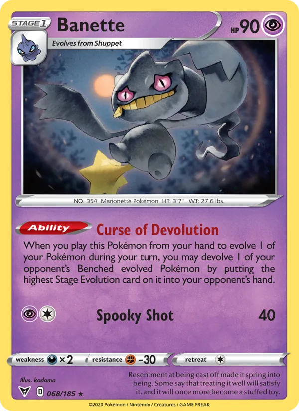 Banette (Vivid Voltage #68/185)