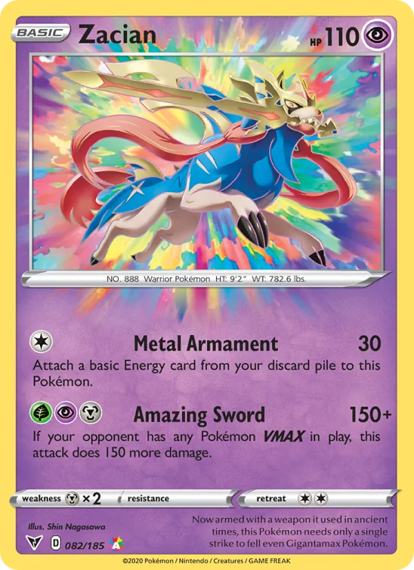 Zacian (Vivid Voltage #82/185)