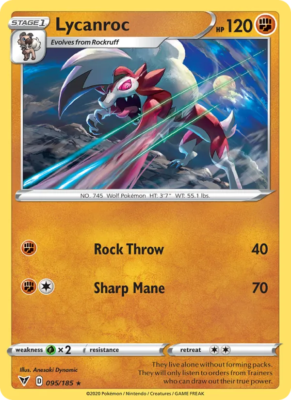 Lycanroc (Vivid Voltage #95/185)