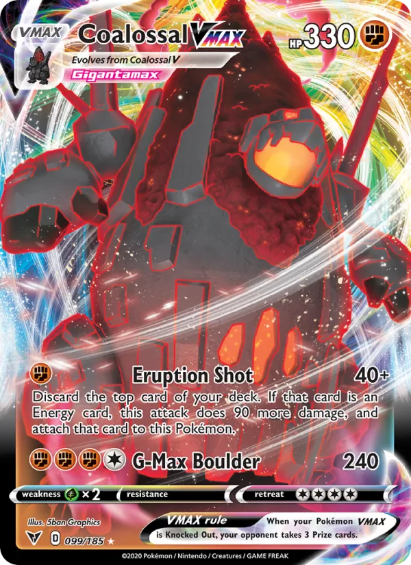 Coalossal VMAX (Vivid Voltage #99/185)