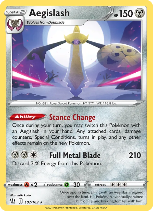 Aegislash (Battle Styles #107/163)