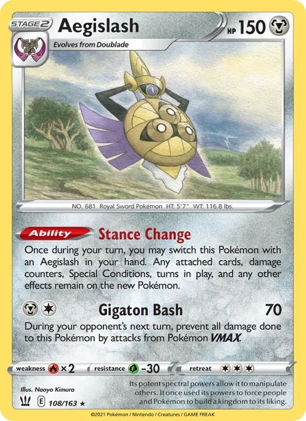 Aegislash (Battle Styles #108/163)