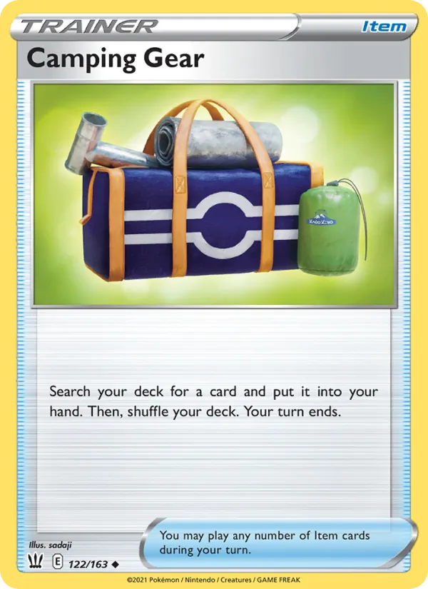 Camping Gear (Battle Styles #122/163)