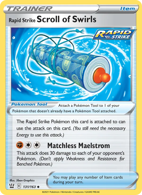 Rapid Strike Scroll of Swirls (Battle Styles #131/163)