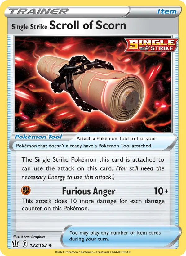 Single Strike Scroll of Scorn (Battle Styles #133/163)