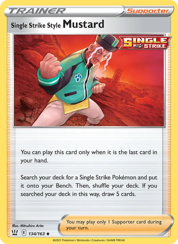 Single Strike Style Mustard (Battle Styles #134/163)