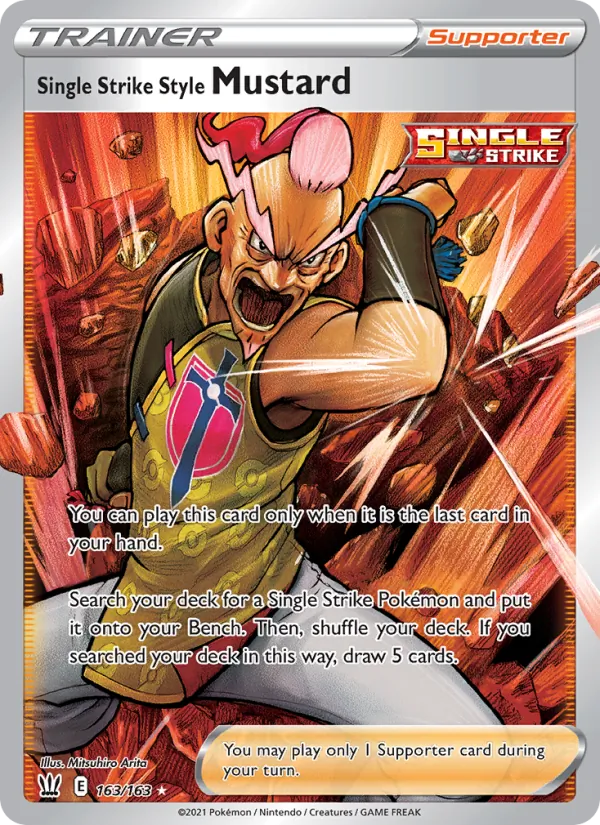 Single Strike Style Mustard (Battle Styles #163/163)