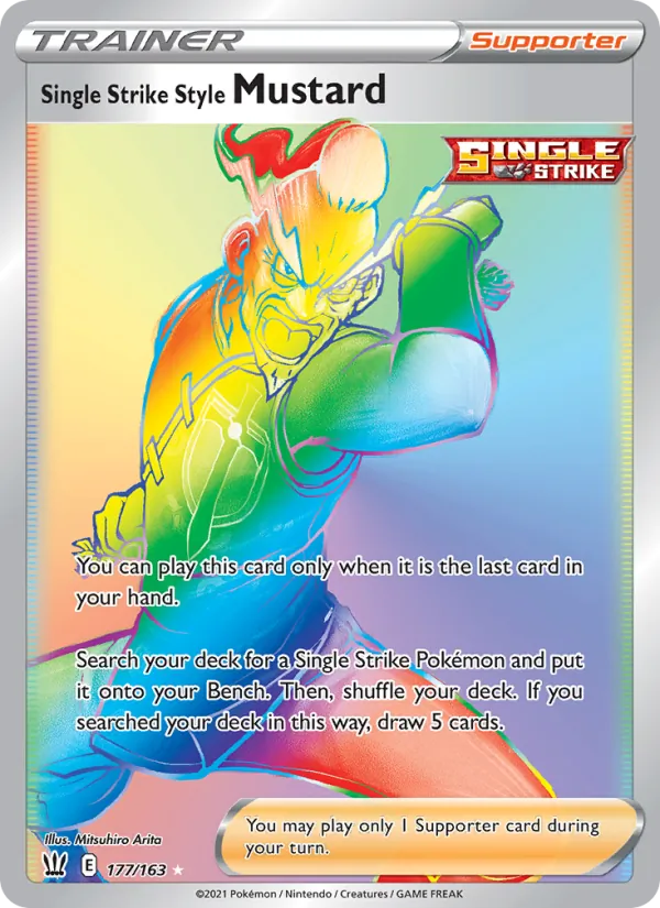 Single Strike Style Mustard (Battle Styles #177/163)