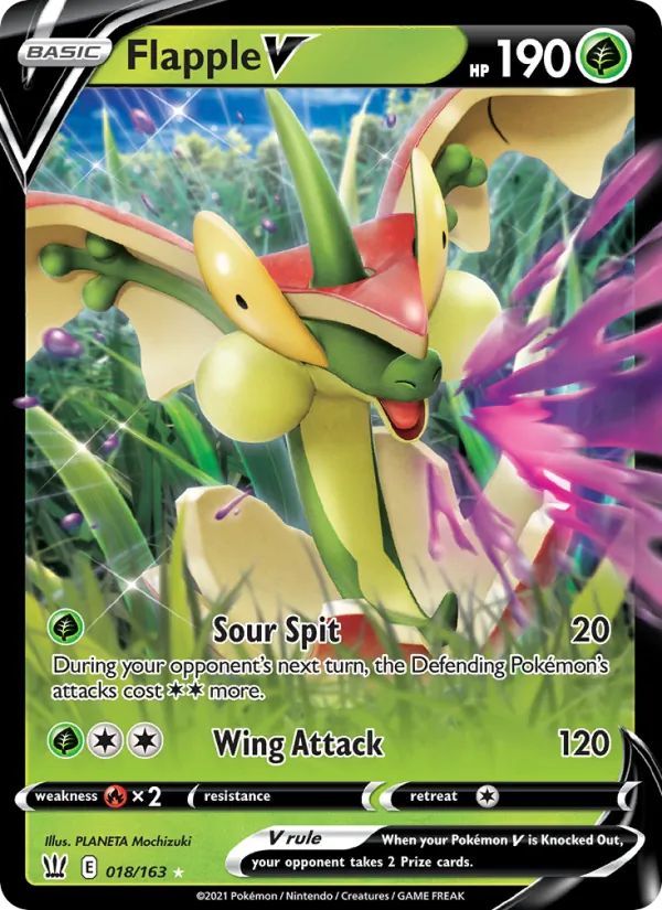Flapple V (Battle Styles #18/163)