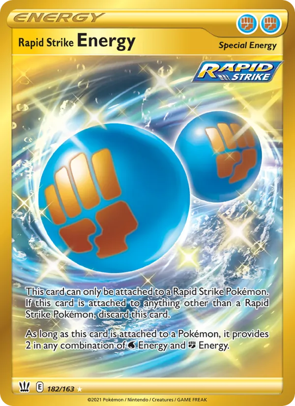 Rapid Strike Energy (Battle Styles #182/163)