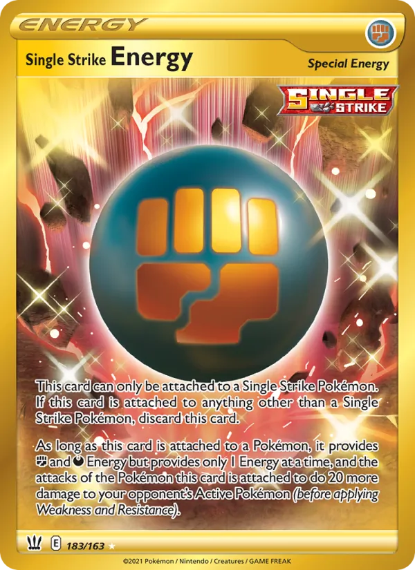 Single Strike Energy (Battle Styles #183/163)