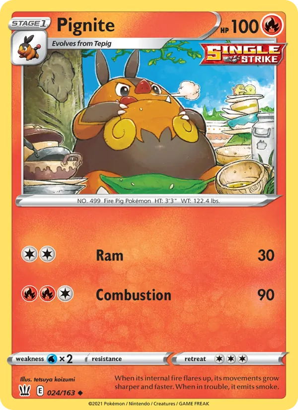 Pignite (Battle Styles #24/163)