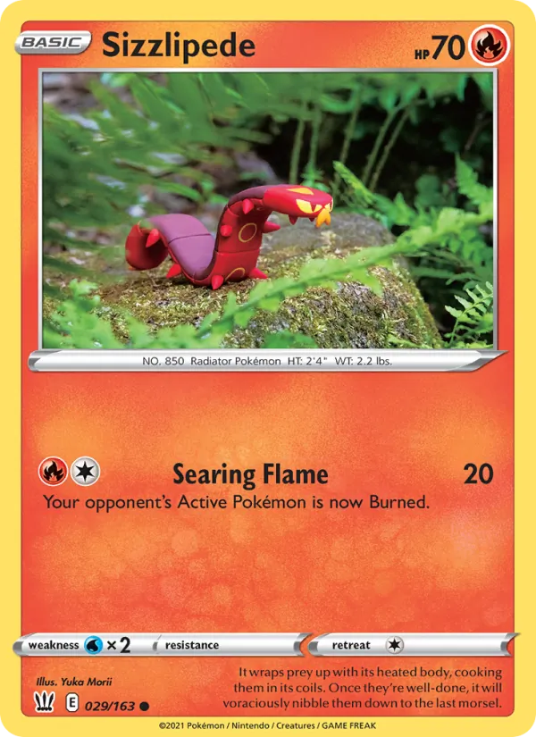 Sizzlipede (Battle Styles #29/163)
