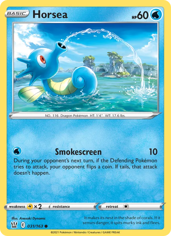 Horsea (Battle Styles #31/163)