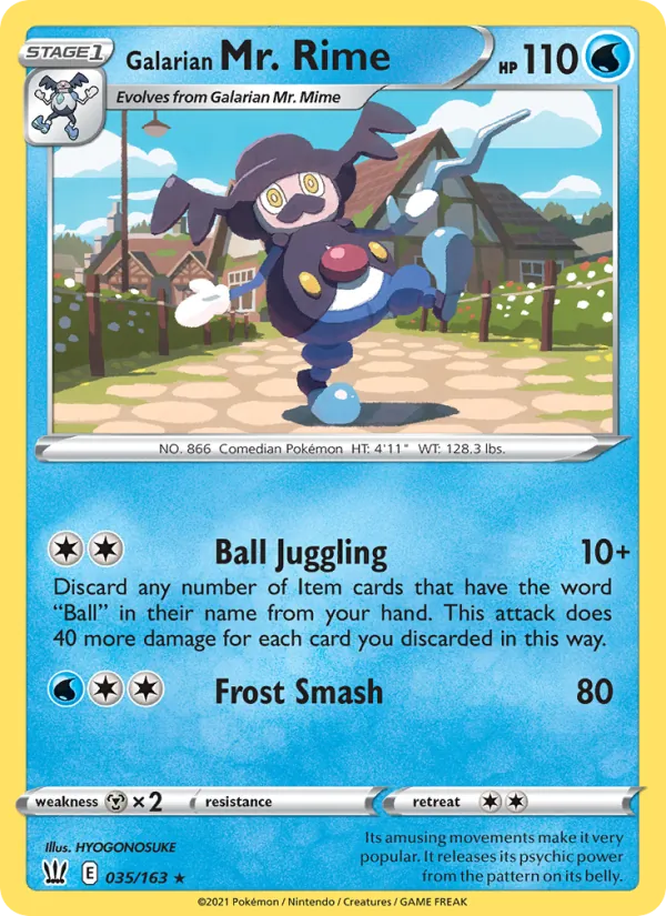 Galarian Mr. Rime (Battle Styles #35/163)