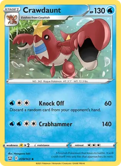 Crawdaunt (Battle Styles #39/163)