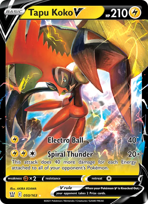 Tapu Koko V (Battle Styles #50/163)