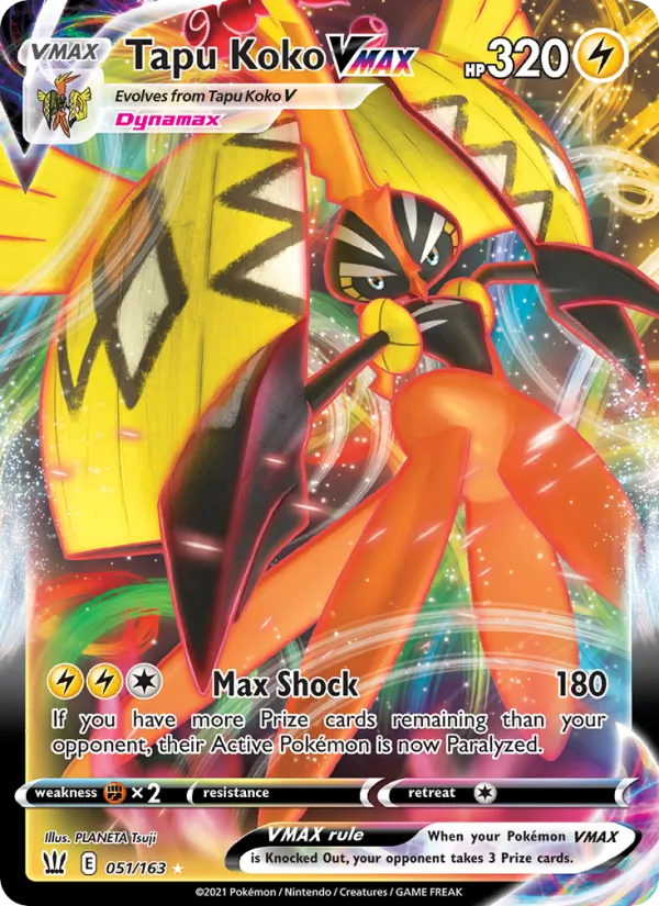 Tapu Koko VMAX (Battle Styles #51/163)