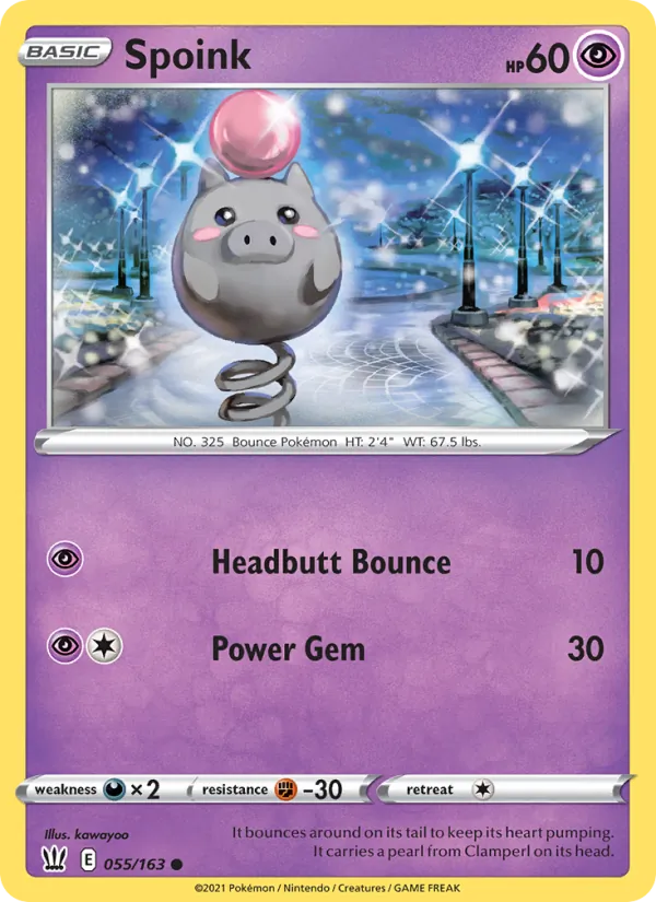 Spoink (Battle Styles #55/163)
