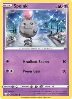 Spoink (Battle Styles #55/163)