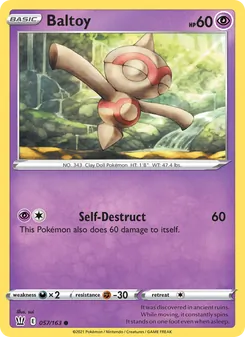 Baltoy (Battle Styles #57/163)