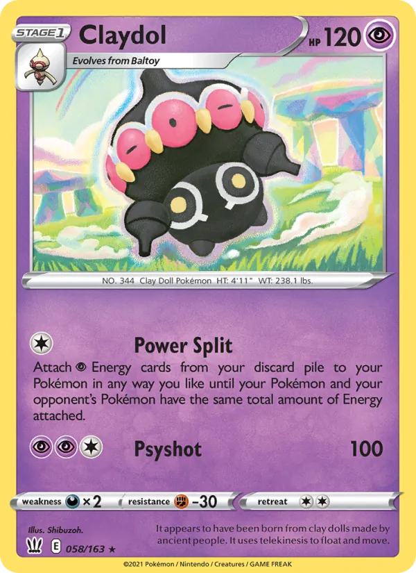 Claydol (Battle Styles #58/163)