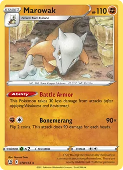 Marowak (Battle Styles #70/163)