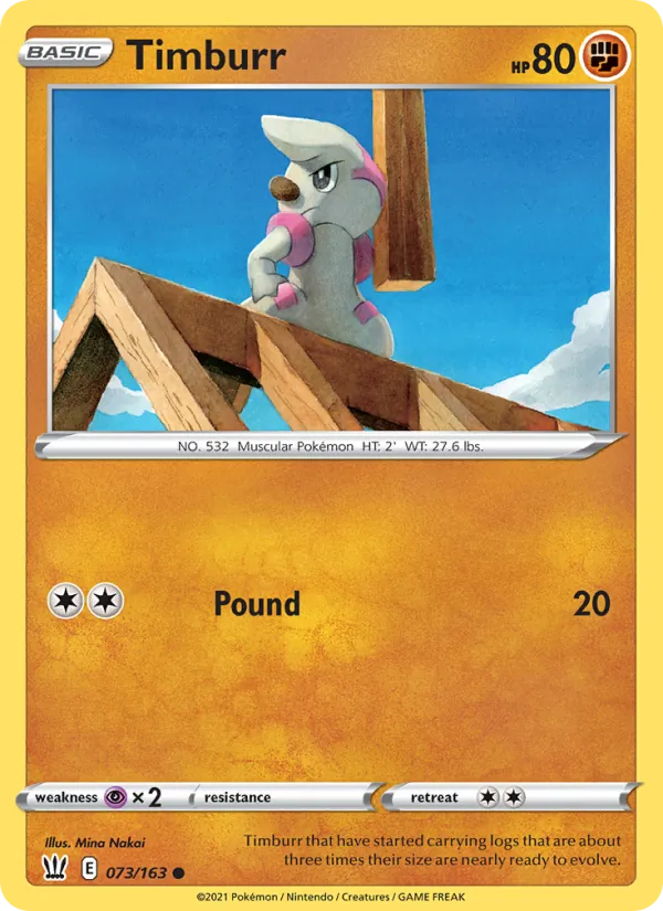 Timburr (Battle Styles #73/163)