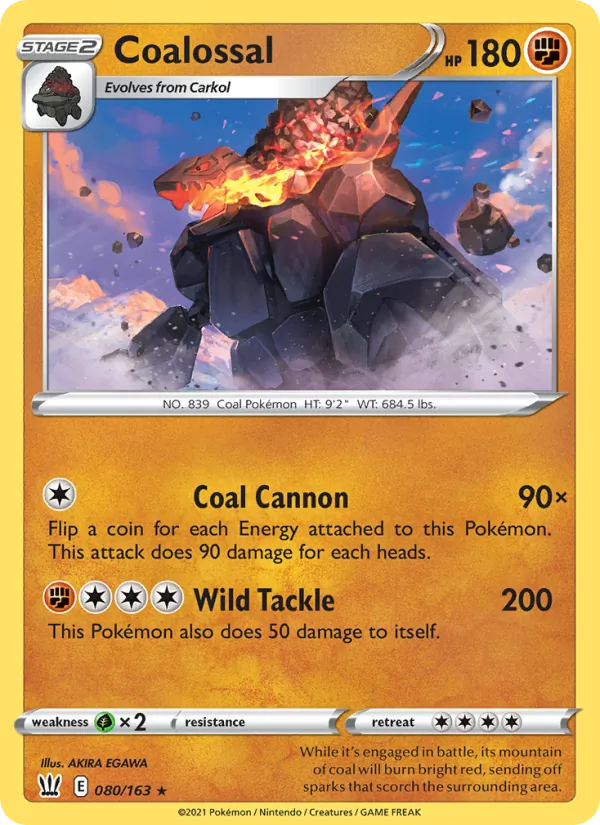 Coalossal (Battle Styles #80/163)