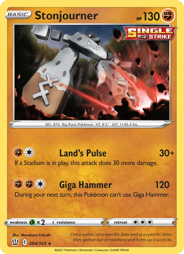 Stonjourner (Battle Styles #84/163)