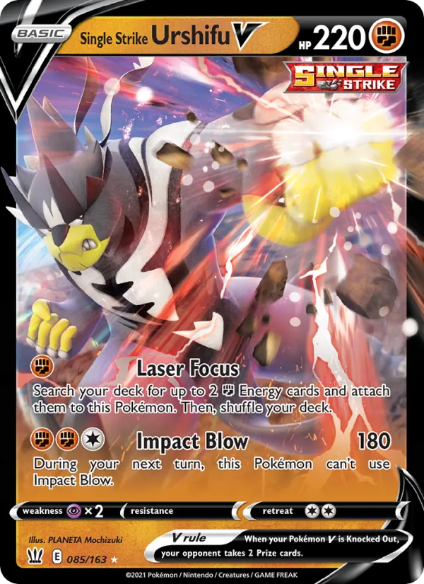 Single Strike Urshifu V (Battle Styles #85/163)