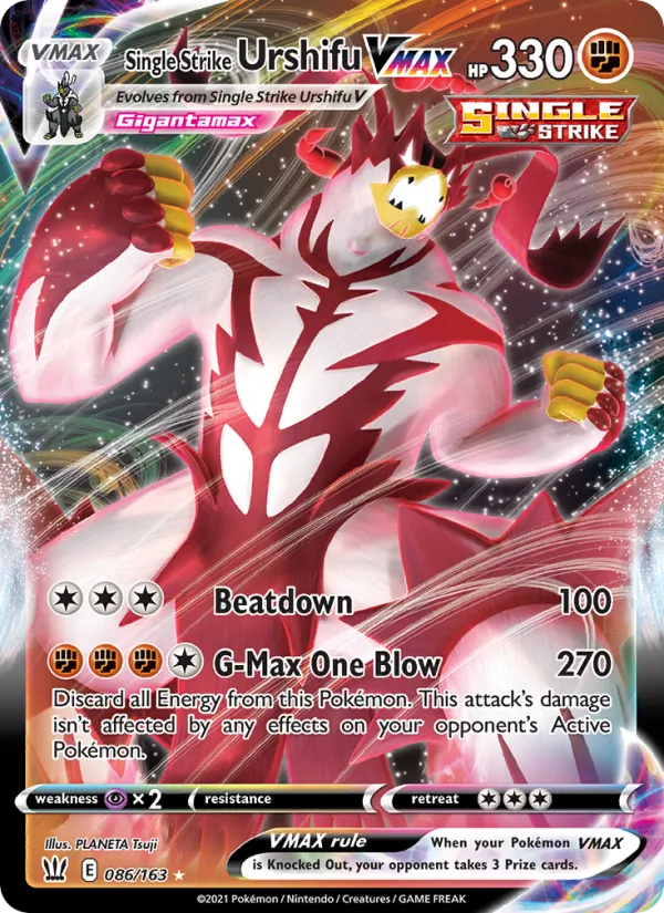 Single Strike Urshifu VMAX (Battle Styles #86/163)