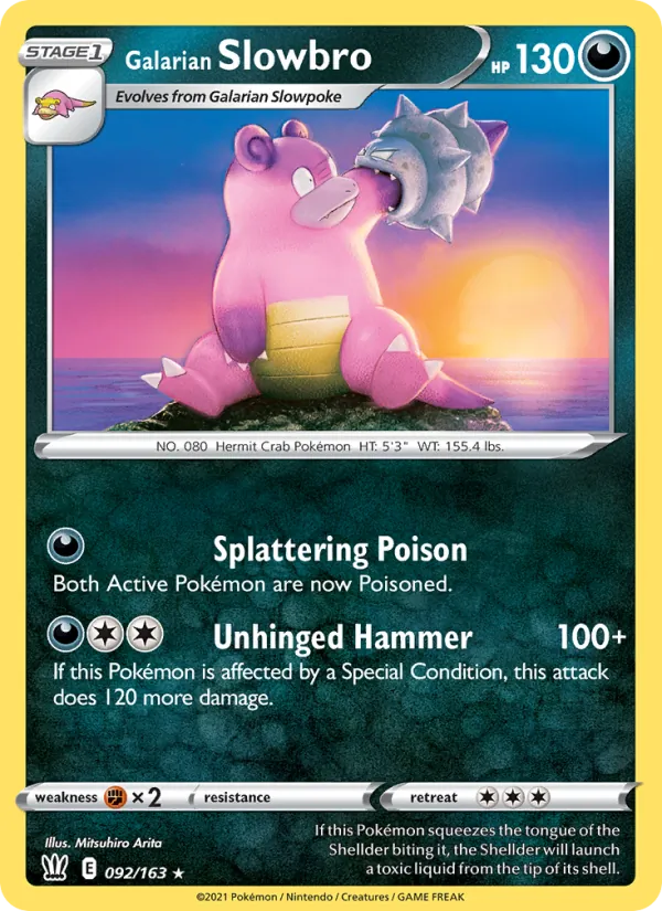Galarian Slowbro (Battle Styles #92/163)
