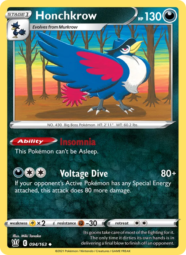 Honchkrow (Battle Styles #94/163)