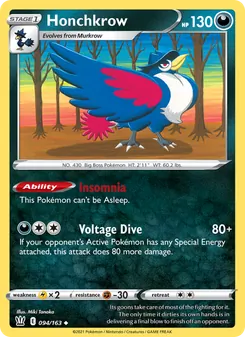 Honchkrow (Battle Styles #94/163)