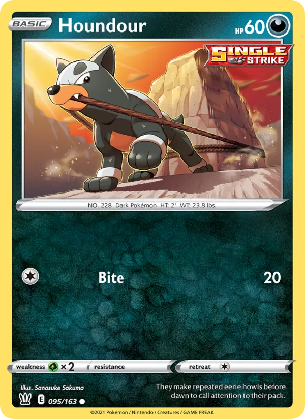 Houndour (Battle Styles #95/163)