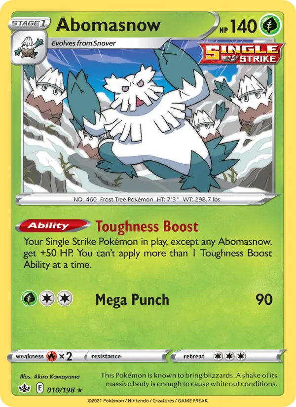 Abomasnow (Chilling Reign #10/198)