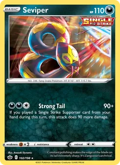 Seviper (Chilling Reign #102/198)