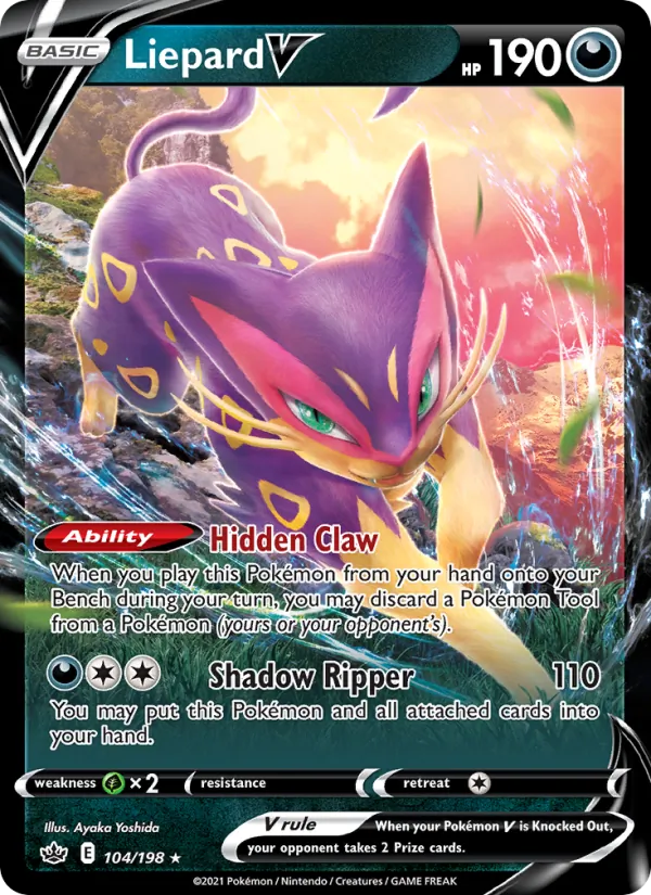 Liepard V (Chilling Reign #104/198)