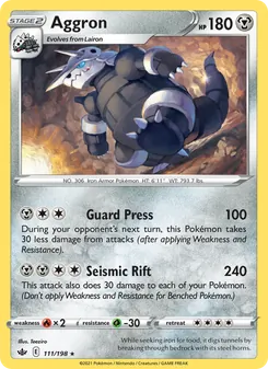 Aggron (Chilling Reign #111/198)