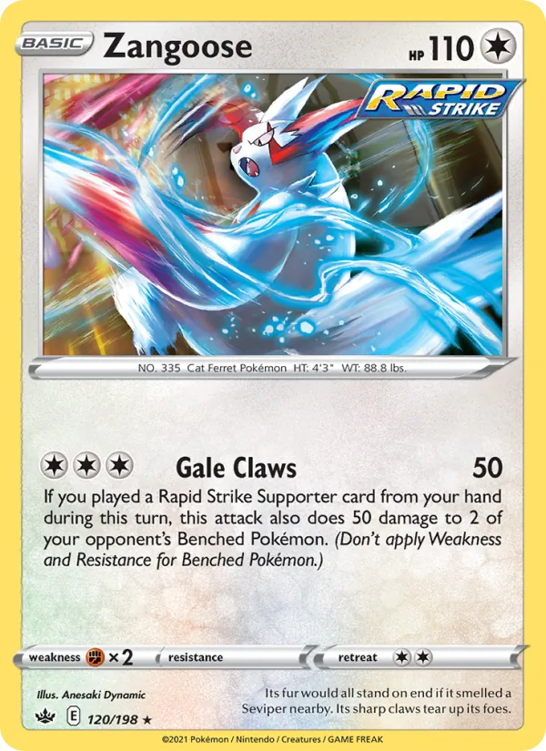 Zangoose (Chilling Reign #120/198)