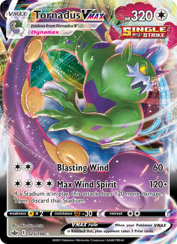 Tornadus VMAX (Chilling Reign #125/198)