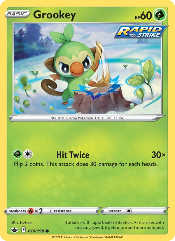 Grookey (Chilling Reign #16/198)