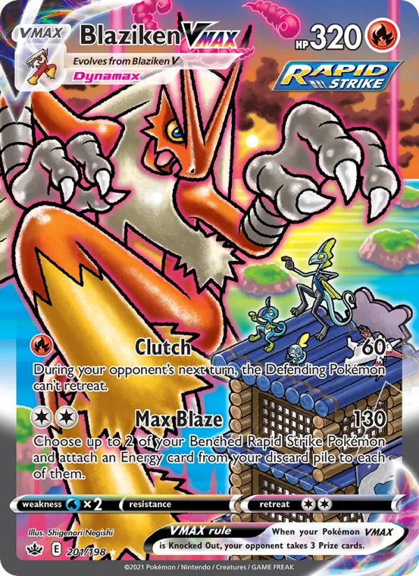 Blaziken VMAX (Chilling Reign #201/198)