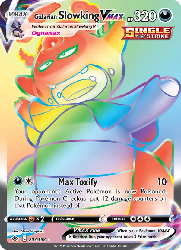 Galarian Slowking VMAX (Chilling Reign #207/198)