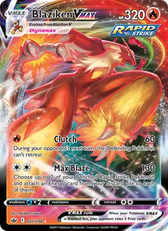 Blaziken VMAX (Chilling Reign #21/198)