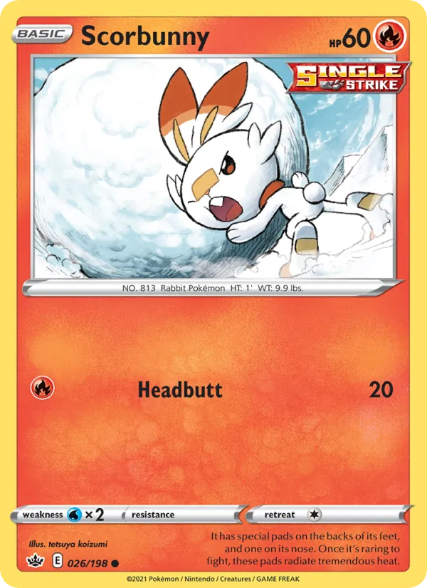 Scorbunny (Chilling Reign #26/198)