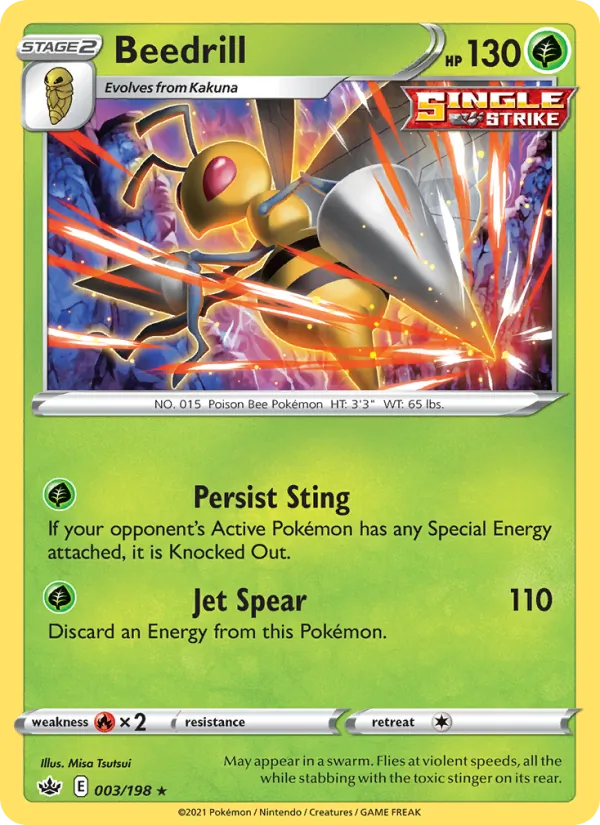 Beedrill (Chilling Reign #3/198)
