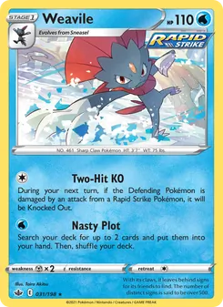 Weavile (Chilling Reign #31/198)